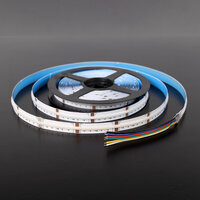 5 meter-Flexibele COB Ledstrip - 168LEDs/mtr - IP20- RGB+WW
