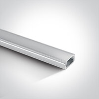 Ledstrip Aluminium profiel opbouw|inclusief afdekkap|2 meter|Wit