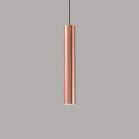 Hanglamp - 60x400mm - GU10 - 7W - Koper look