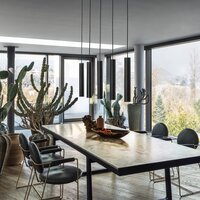 Hanglamp - 60x400mm - GU10 - 7W - Zilver look