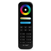 Miboxer 8-zone Touch/knop RF afstandsbediening RGB+WW- kleur: Zwart