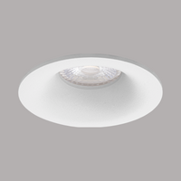 NETO - inbouwspot verdiept - rond &oslash;82mm - vast - voor binnen - GU10 fitting - wit