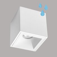 BADA Plafond spot opbouw vierkant - IP65 - GU10 - WIT
