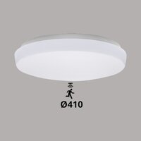  LED Plafonni&egrave;re &oslash;410mm - IP44 - 8W - 3000-4000-6000K+bewegingssensor