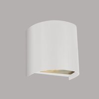 Decoratieve kunststof wandlamp - IP65 - IK06 - waterdicht - GU10-WIT-Downlight