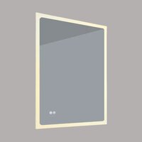 LED spiegel- rechthoek 80x60 cm - IP44 - dimbaar - met ontwaseming