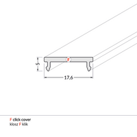 COVER KLIK | SURFACE | 14MM | 2M | WIT