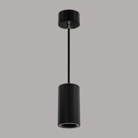 Cilinder Pendants-110 mm-kleur: zwart - GU10