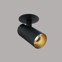 6.5W COB LED-inbouwspot-instelbaar-kleur-Zwart-Brons kleurige reflector-inclusief driver