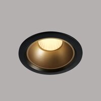 Downlight verdiept - &amp;#x00f8;118mm - 20W - 3000K warm wit - vast - met niet dimbare driver - zwart