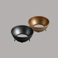 Downlight verdiept - &amp;#x00f8;118mm - 20W - 3000K warm wit - vast - met niet dimbare driver - zwart