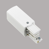 PRX Aansluitstuk - LINKS - voor 3 fase rail - Wit