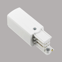 PRX aansluitstuk - RECHTS - voor 3 fase rail - Wit