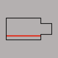 PRX aansluitstuk - RECHTS - voor 3 fase rail - Wit