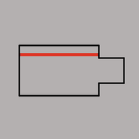 PRX aansluitstuk - LINKS - voor 3-fase rail - Zwart 