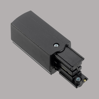 PRX aansluitstuk - RECHTS - voor 3-fase rail - Zwart