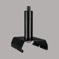 PRX 3-Fase Rail beugel en snelspanner zwart (excl. Staalkabel)