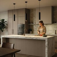 Pendelarmatuur Fen pendellengte 120cm met plafondkap - incl. GU10 fitting