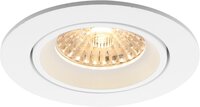 LEWA - inbouwspot VLAK met bladveren - 82mm - instelbaar - IP20 - GU10 - wit