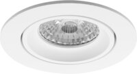 LEWA - inbouwspot VLAK met bladveren - 82mm - instelbaar - IP20 - GU10 - wit
