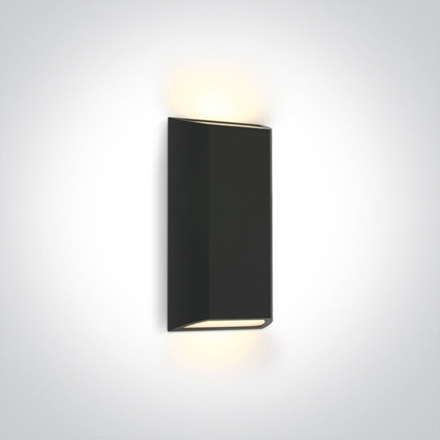 BADA - Moderne wandlamp Antraciet IP65 - LED built in - instelbaar licht