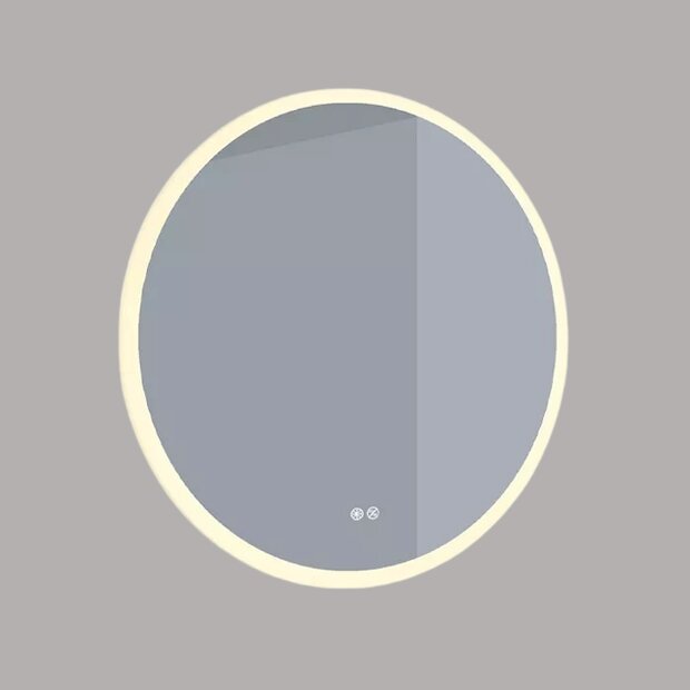LED spiegel- rond 60 cm - IP44 - dimbaar - met ontwaseming