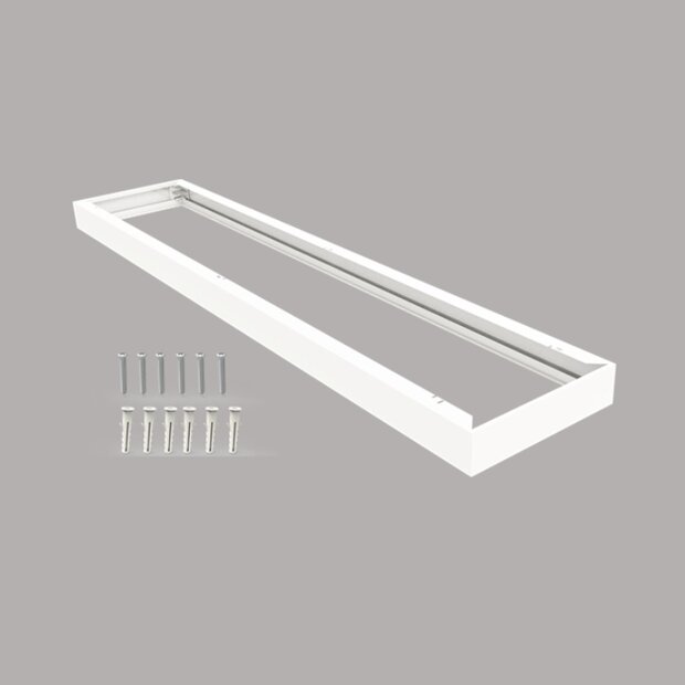  LED Paneel Opbouwset-G2 30x120cm - wit