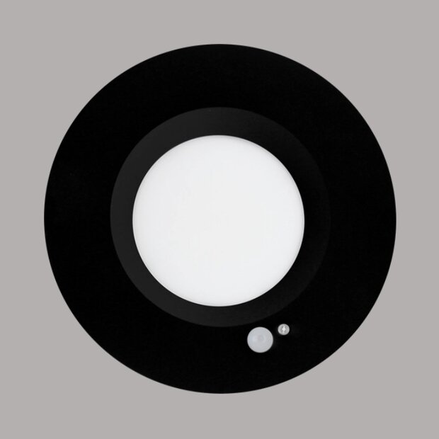 LED downlighter Sence V2.0 6-9W 3000-6000K CCT 190mm Zwart met sensor