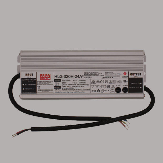 LED driver-MEANWELL-24VDC-320W-IP65