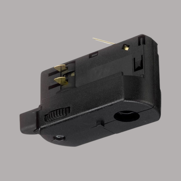 PRX armatuur adapter 3 fase rail - Zwart