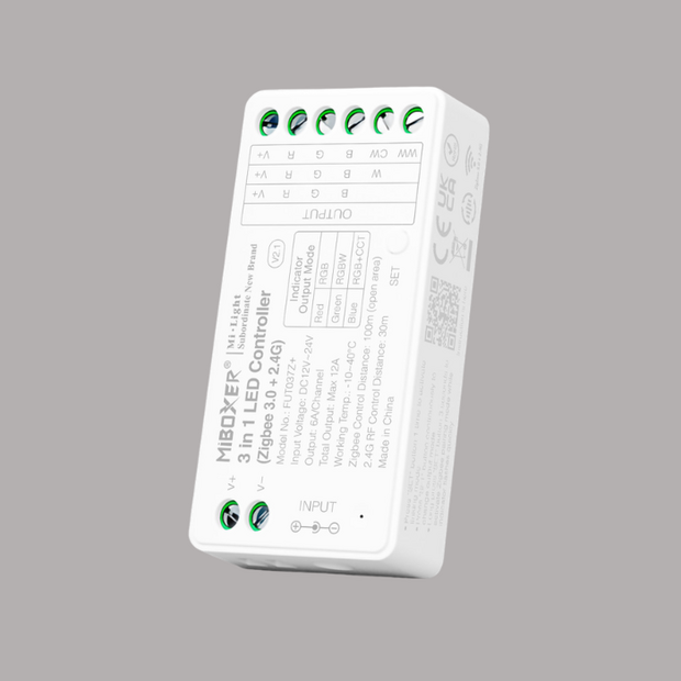 Miboxer 3 in 1 Ledstrip controller-Zigbee 3.0 + RF2.4GHz - multicolor