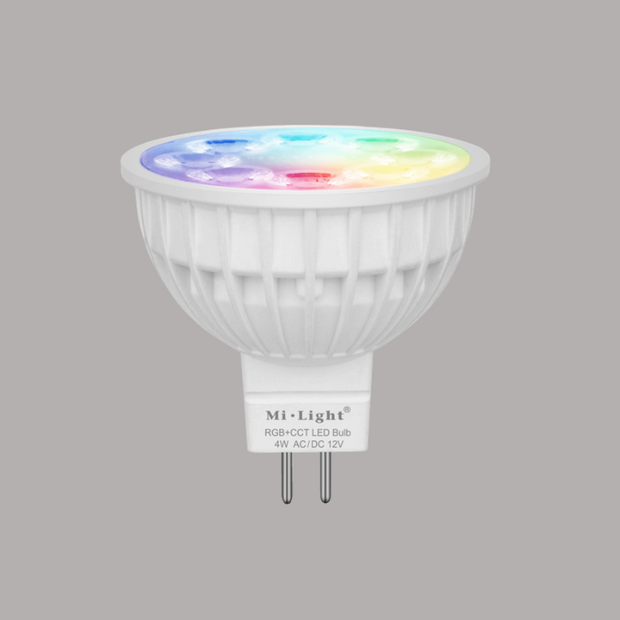 Miboxer led spot RGBWW 4 Watt MR16-GU5.3 fitting 12V 