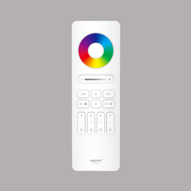 Miboxer 4-zone Touch RF afstandsbediening RGB+WW-Wit