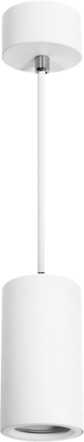 Cilinder Pendants-110 mm-kleur: wit - GU10