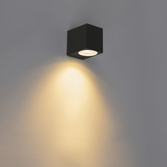 Moderne wandlamp zwart IP44 - Baleno I