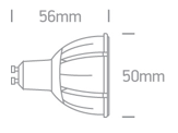 Philips LEDspot GU10 4W 827 36D CORE PRO | Dimbaar - Vervangt 50W