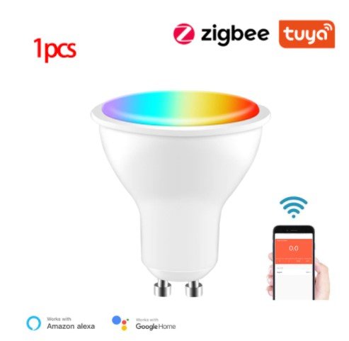 Zigbee smart ledlamp 4 watt-GU10-RGBWW-voice control