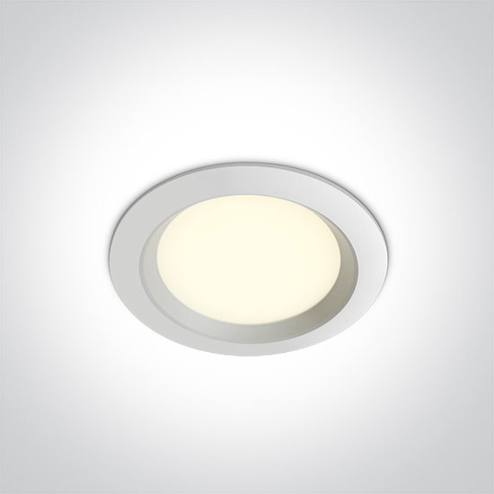 Budget Inbouw spot IP20 - 7W - Warm Wit licht 3000K- Aluminium-dimbaar