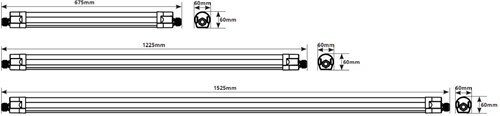 LED TL Armatuur Waterdicht-Slimline-IP65-120cm-35W-3000K-6000K-4000-4450lm