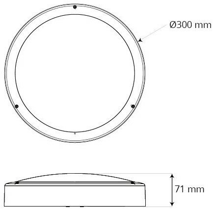 Opbouwspot Bulkhead - IP65 - 8-18W - 3000-5000K - WIT of Zwarte Ring