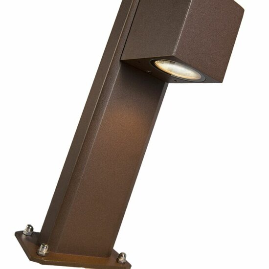 Industri&euml;le staande buitenlamp roestbruin 30 cm IP44 - Baleno