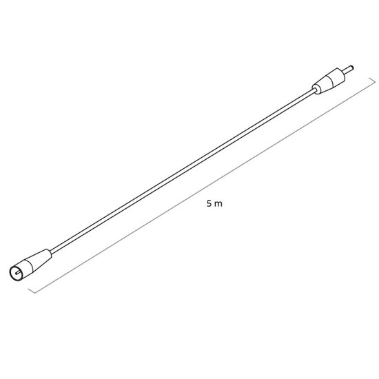 5 meter adapter verlengkabel