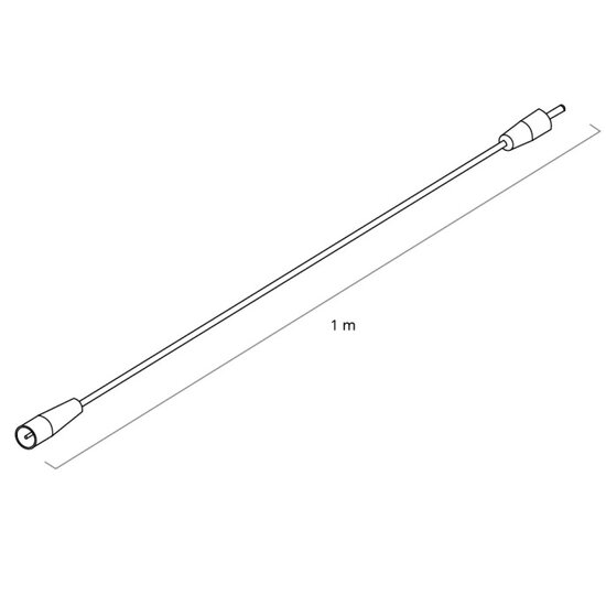 1 meter adapter verlengkabel