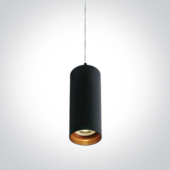 Cilinder Mini Pendants-165 mm-kleur: zwart