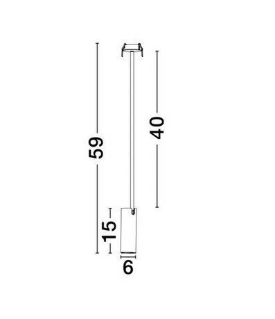 Brando plafondspot sandy zwart - Aluminium - GU10