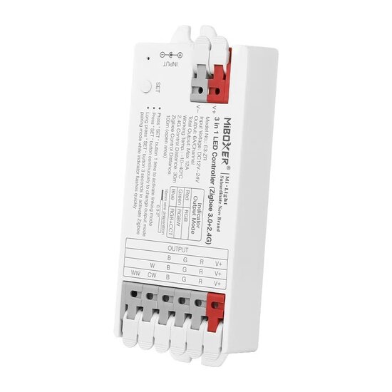Miboxer 3 in 1 Ledstrip controller-Zigbee 3.0 + RF2.4GHz - RGB+RGBW+RGBWW