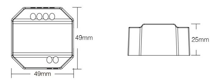 Miboxer - AC Triac dimmer voor traditionele verlichting - Zigbee 3.0