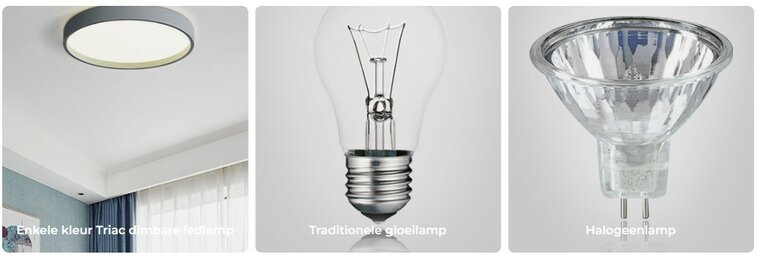 Bediening traditionele verlichting