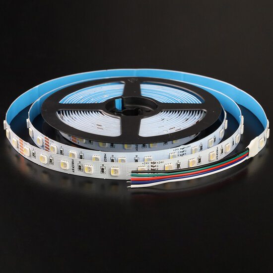 IP20 - Miboxer losse 5 meter RGBW led strip voor binnen of buiten