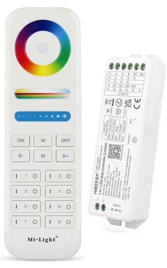 Miboxer 8-zone Touch afstandsbediening met ledstrip controller